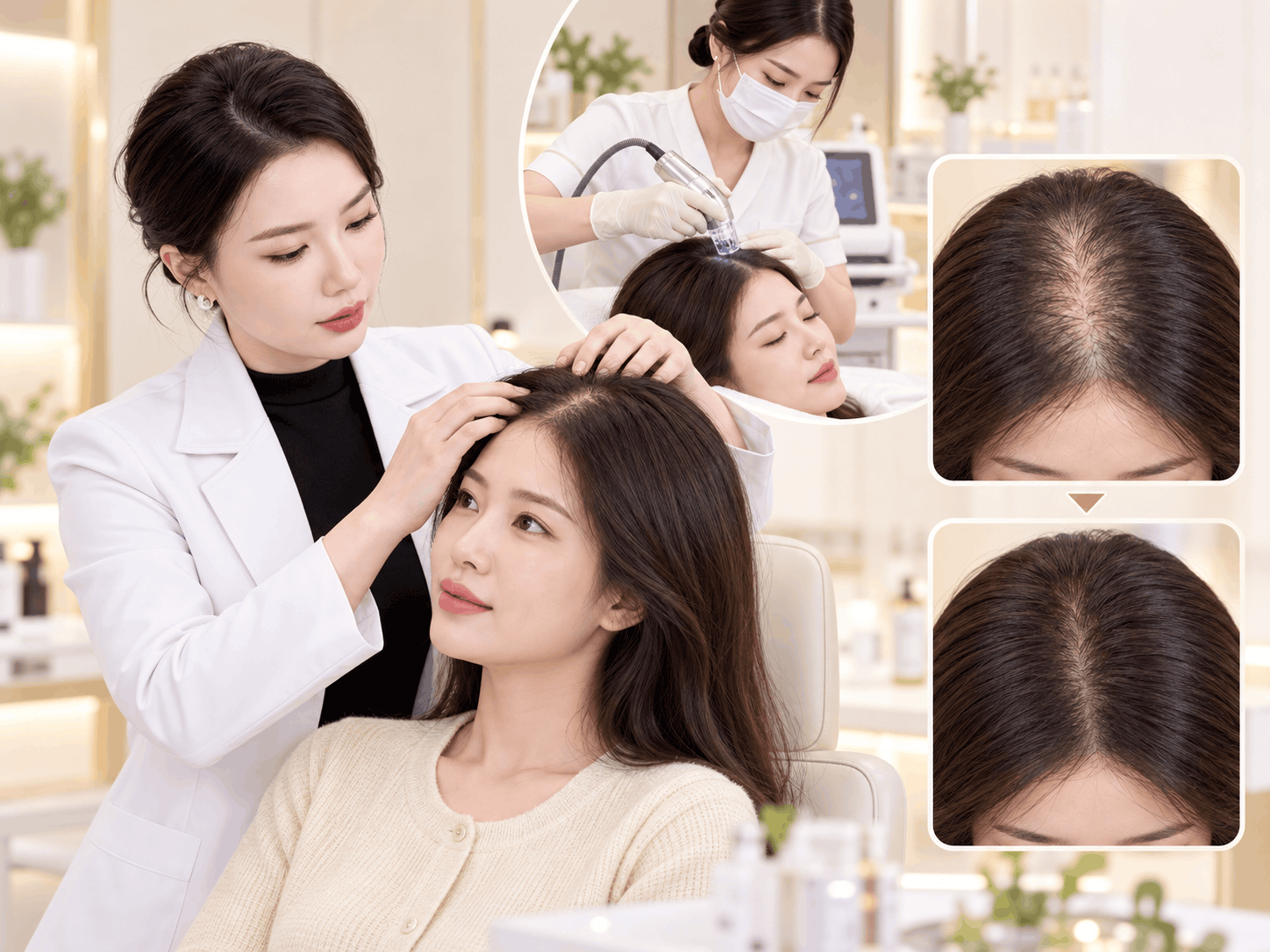Điều trị rụng tóc sau sinh
